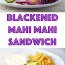 Mahi Mahi Sandwich